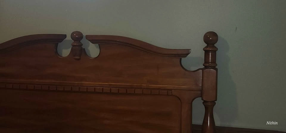 Vintage Kroehler Queen Bed Frame Solid wood - photo 4