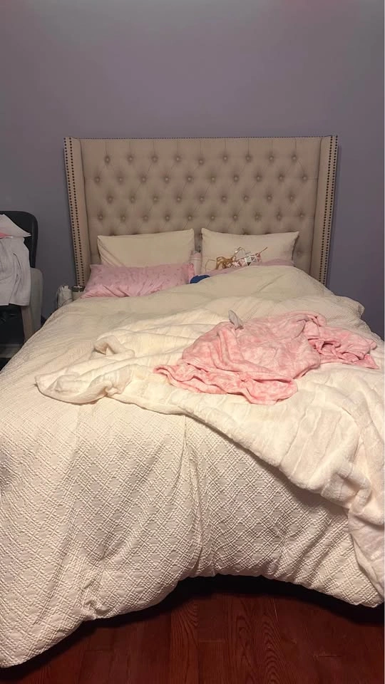 Structure Beige Queen Bed Frame - photo 2