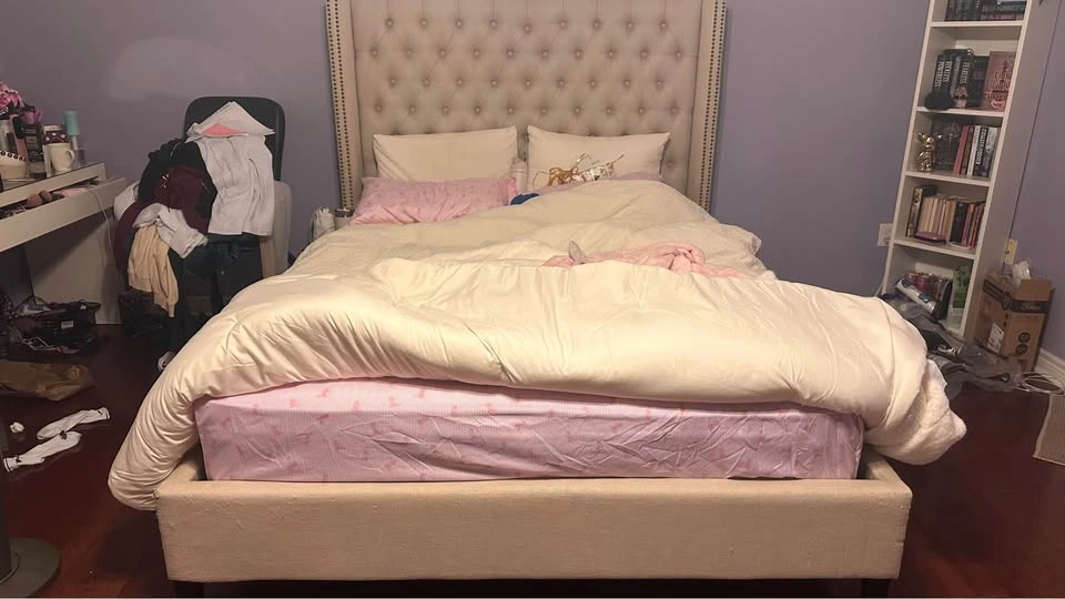 Structure Beige Queen Bed Frame - photo 3