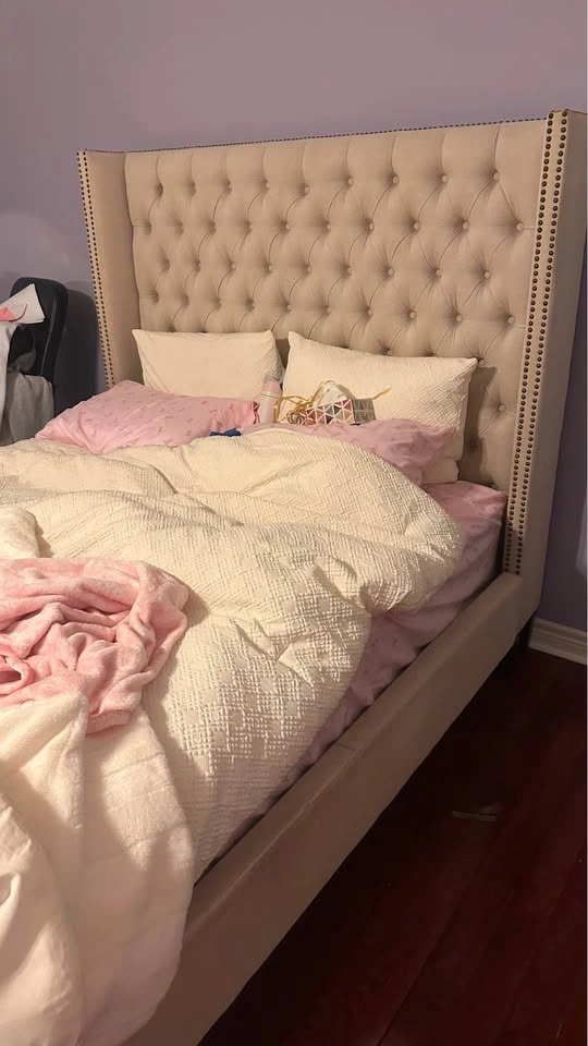Structure Beige Queen Bed Frame - photo 4