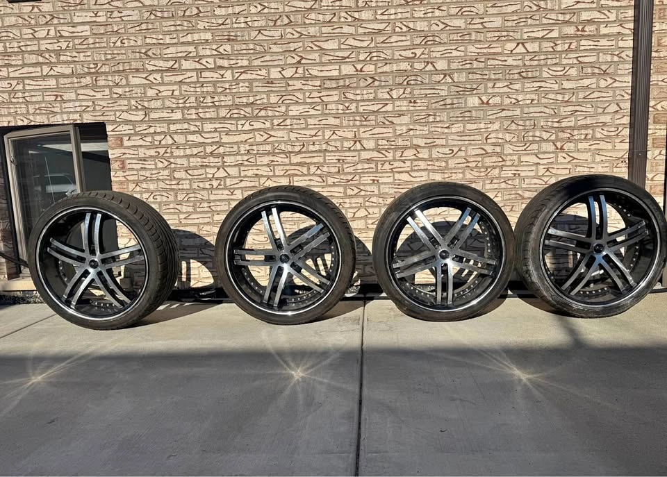 20” Custom Rims & Tires Set of 4 - Falken FK452