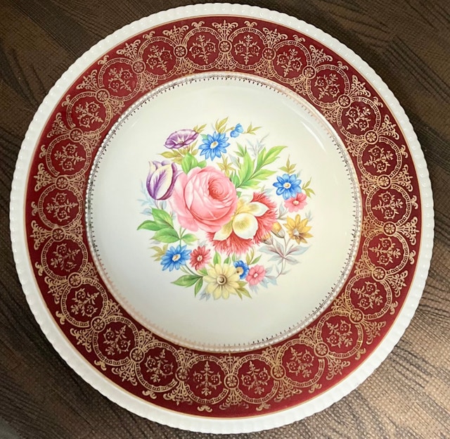Vintage Fine Porcelain Decorative Plates