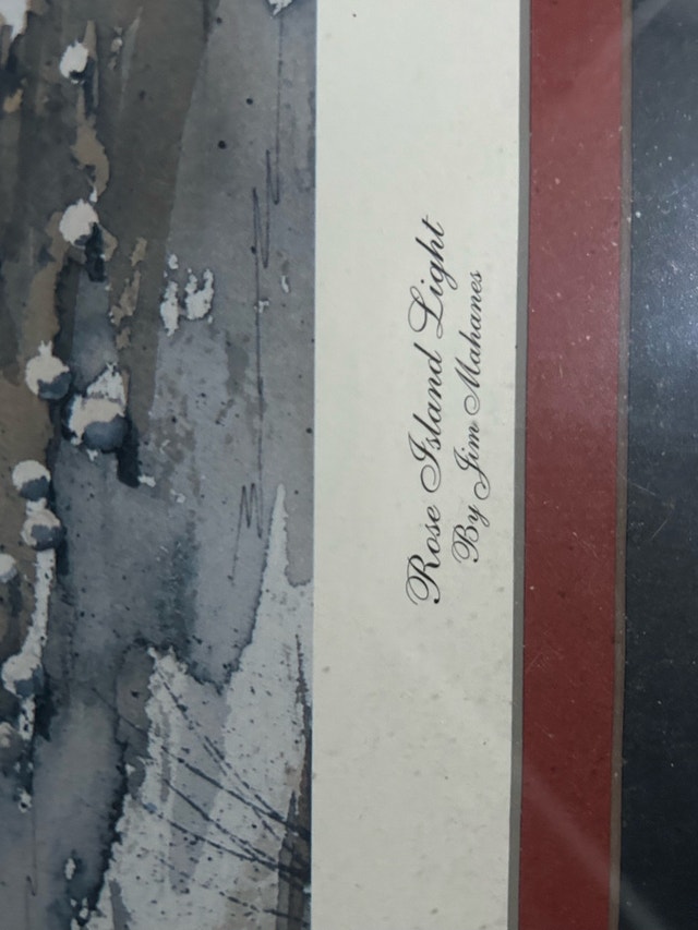 Jim Mahanes Rose Island Light Print - photo 3