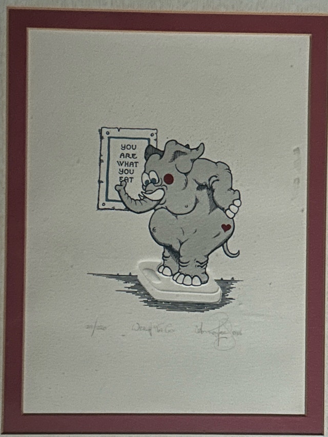 Ian Kochers Weigh Ta Go Limited Edition Print COA - photo 4