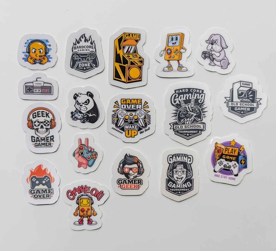 Gaming Vinyl Stickers Pack of 17 (Laminated and Waterproof) - photo 2