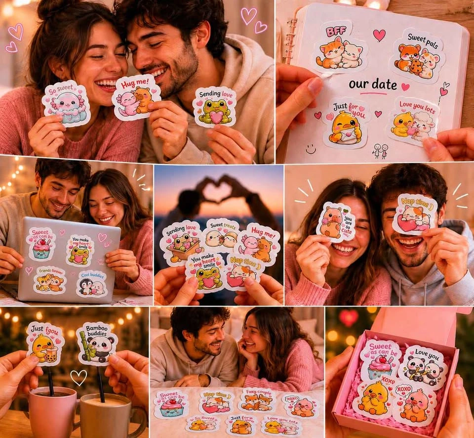 Cute Kawaii Sticker Pack of 20-100 (Waterproof) - photo 4