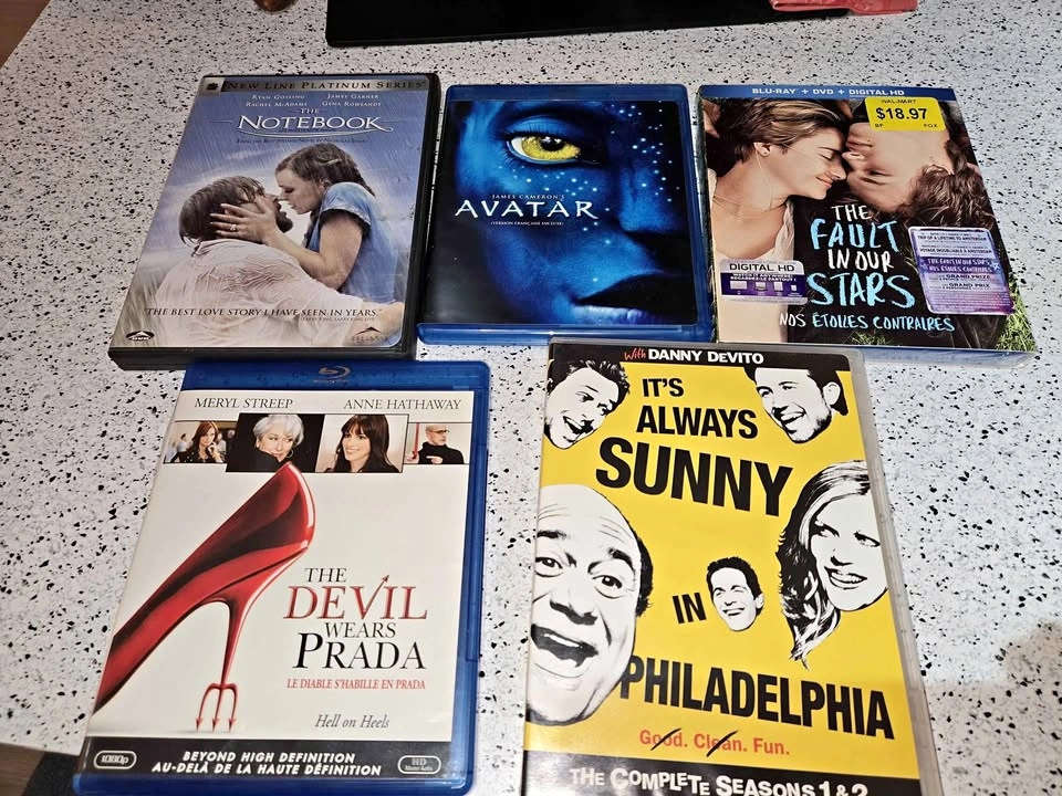 DVDs and Blu-rays: The Notebook, Avatar, and more