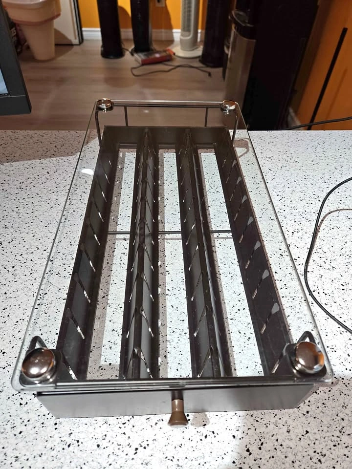 Glass Top Coffee Pod Storage Drawer