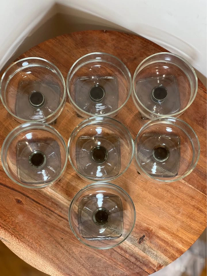 Vintage MCM Federal Glass Nordic Midnight Smoke Glasses - 7 - photo 4