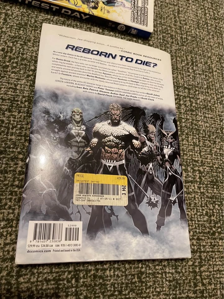 Brightest Day Volume 2 Hardcover Graphic Novel - photo 2