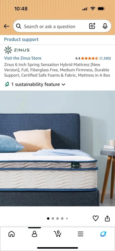 Zinus 6” Spring Mattress - photo 2