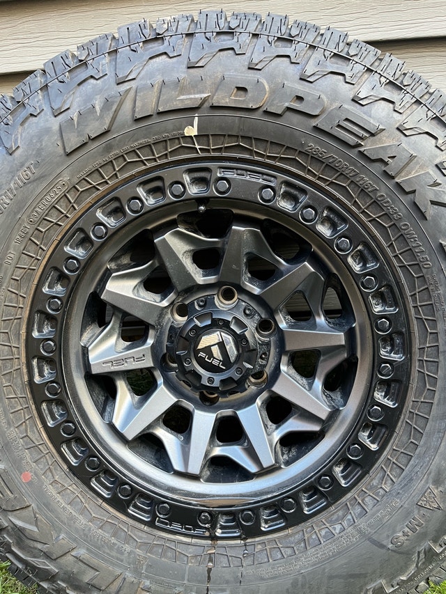 285/70/17 Falken Wildpeak AT4 and Fuel Covert Rims