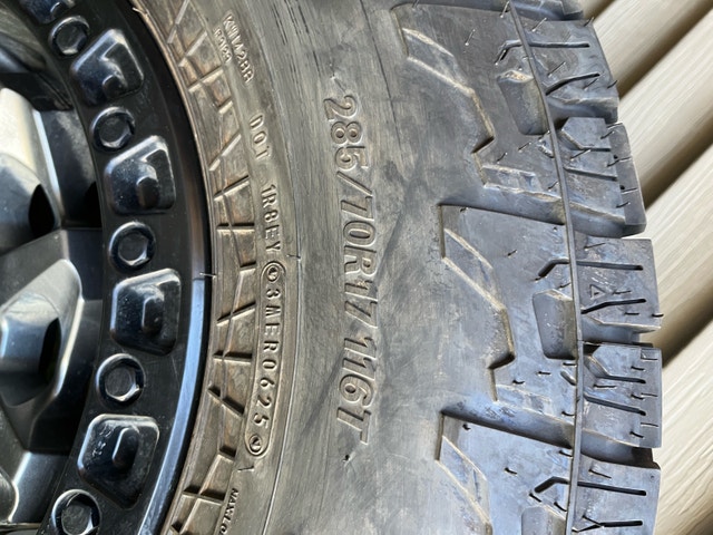 285/70/17 Falken Wildpeak AT4 and Fuel Covert Rims - photo 5