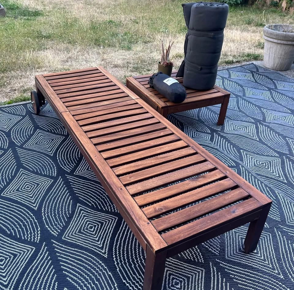 IKEA ÄPPLARÖ Sun Lounger with Cushion & TOSTERÖ Cover - photo 5