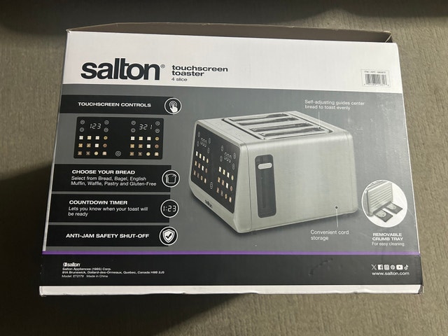 Brand New Salton 4 Slice Touchscreen Toaster - photo 4