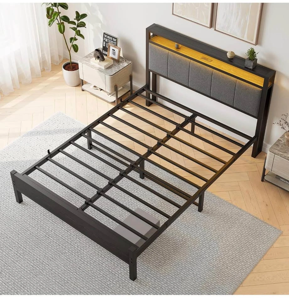 Queen Size Heavy Duty Metal Bed Frame - photo 3