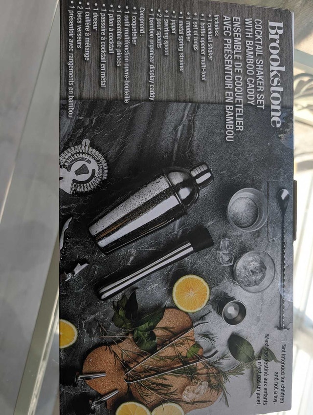 Brookstone 10-Piece Cocktail Shaker Set