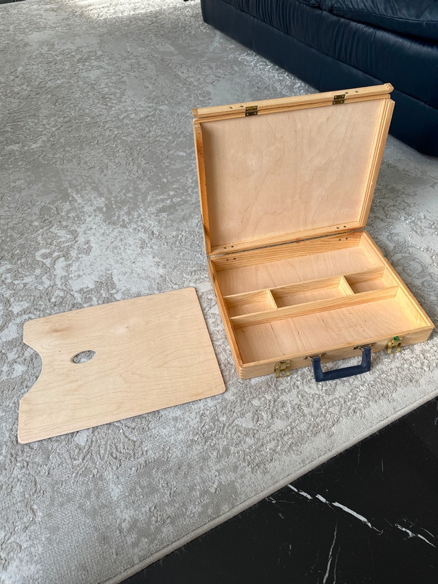 Artist Supply Box Art Tool Box Desktop Case Multifunctional - photo 2