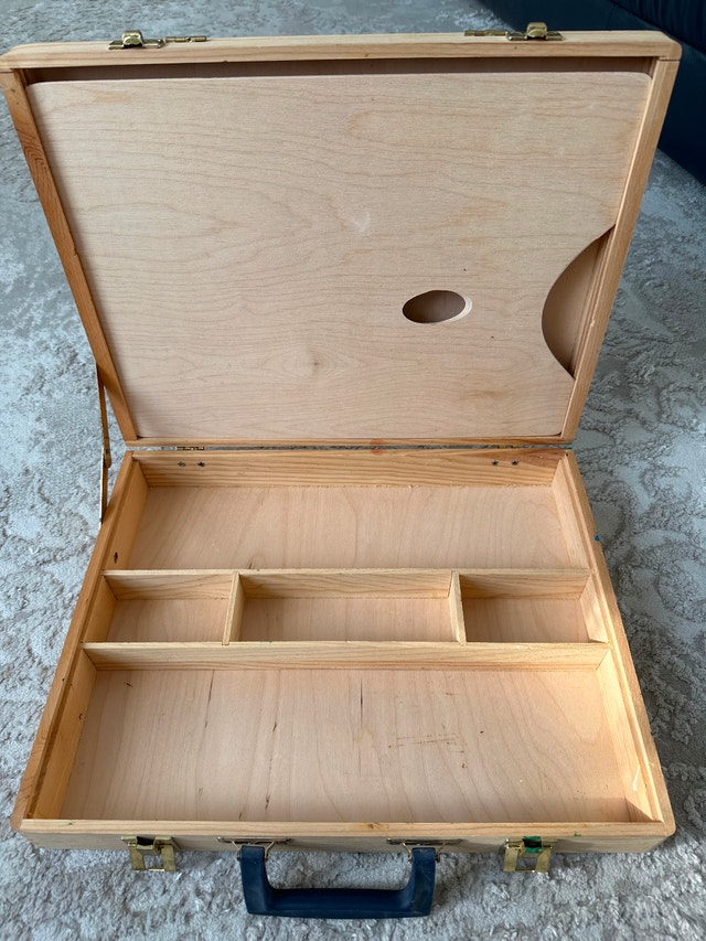 Artist Supply Box Art Tool Box Desktop Case Multifunctional - photo 3