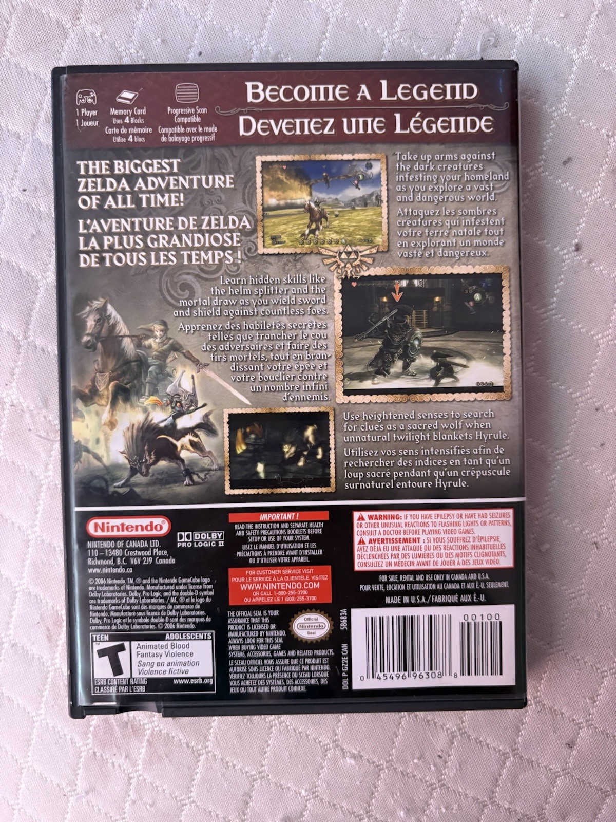 The Legend of Zelda: Twilight Princess (Nintendo GameCube, 2006) - photo 2