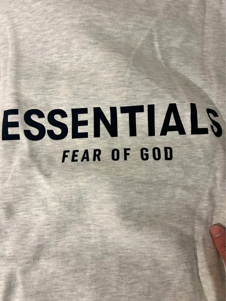 Light Oatmeal Essentials Hoodie thumbnail