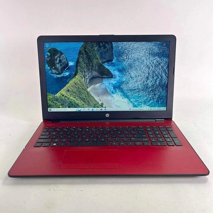 RED HP 15-BS134WM, 15.6" LAPTOP PENTIUM 4417U (4GB RAM, 500GB HD