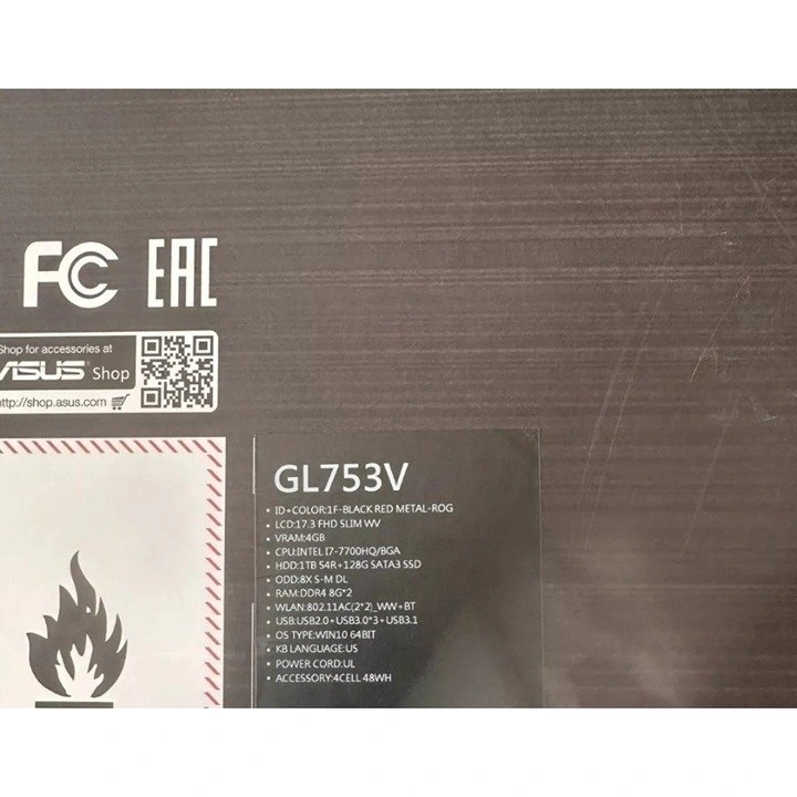 ASUS ROG STRIX GL753VE 17.3” Gaming Laptop i7 16GB 256GB SSD - photo 5