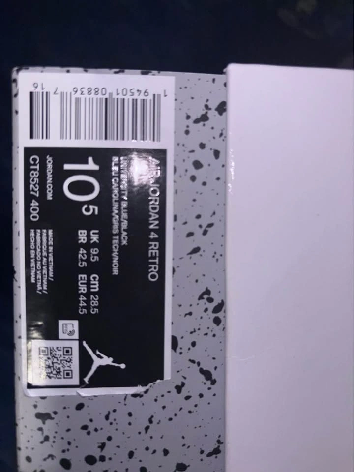 UNC 4 Jordan Retro University Blue - photo 4