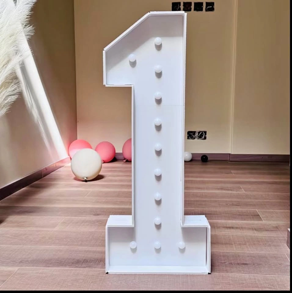 #1 with lights 2.3FT big ! Brand new in box