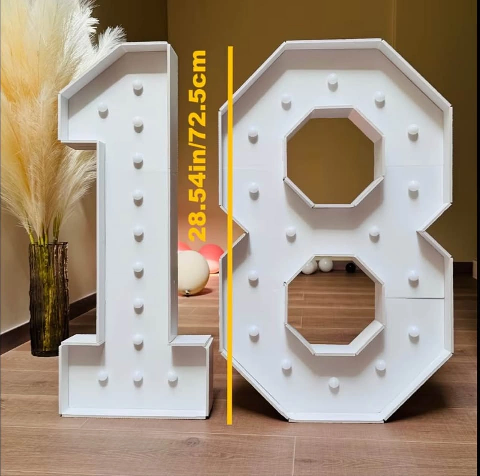 #1 with lights 2.3FT big ! Brand new in box - photo 2