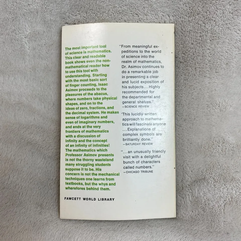 Isaac Asimov REALM OF NUMBERS 1st Ed Pb 1967 image indicator(3)