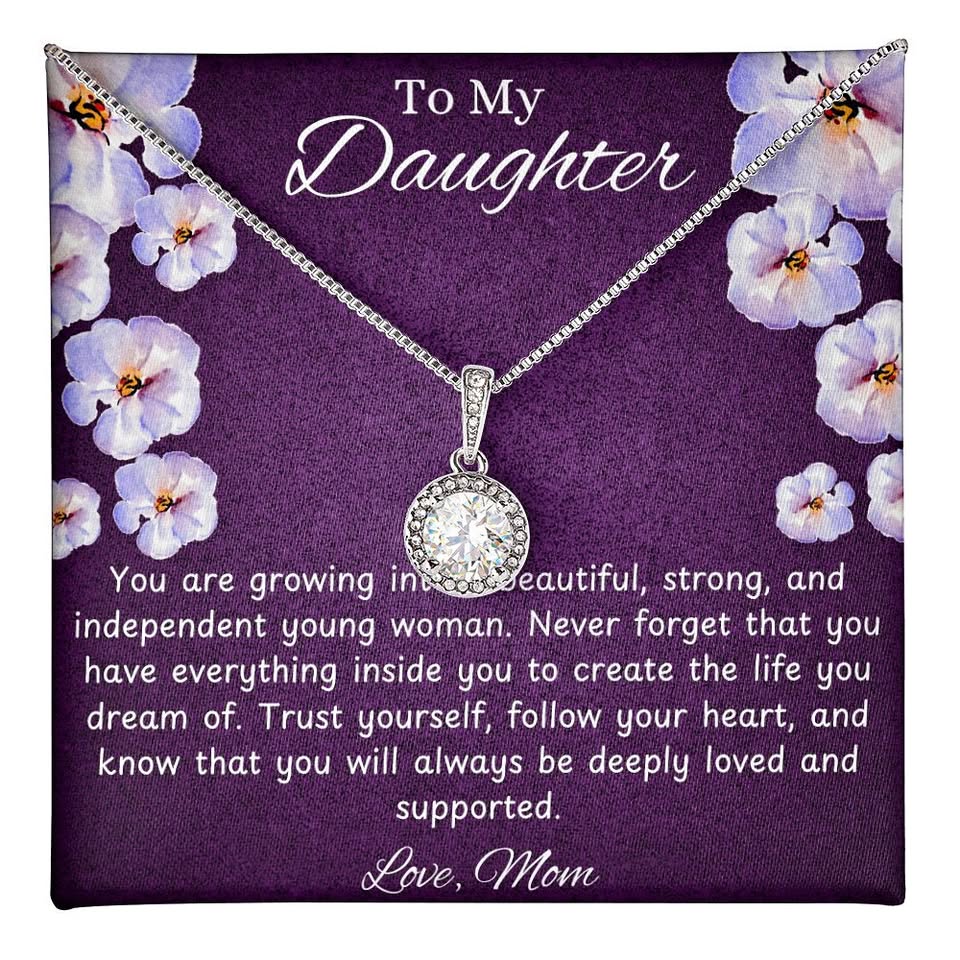 To My Daughter Eternal Hope Necklace