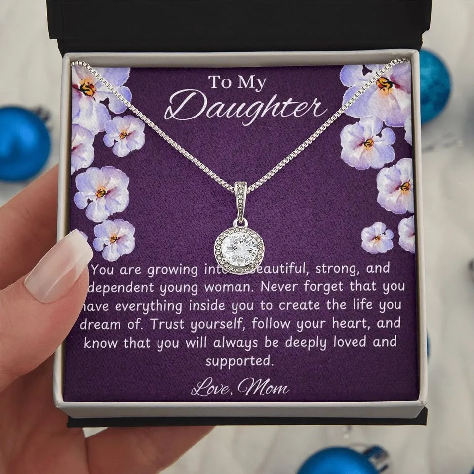 To My Daughter Eternal Hope Necklace image indicator(2)