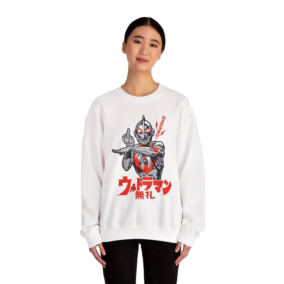 Retro Anime Inspired Sweatshirt, Unisex Crewneck, Perfect