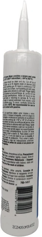 Permatex 81409 High-Temp Red RTV Silicone Gasket – 11 oz - photo 3