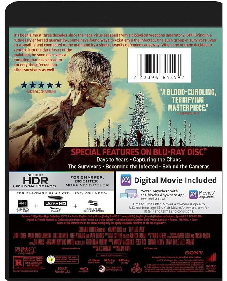 28 Years Later – UHD Blu-ray + Blu-ray + Digital Copy - photo 4