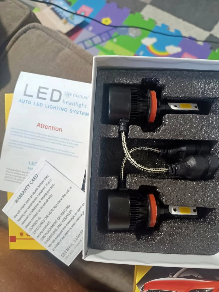 H8 / H9 / H11 LED Headlight & Fog Light Bulbs – New (Pair)