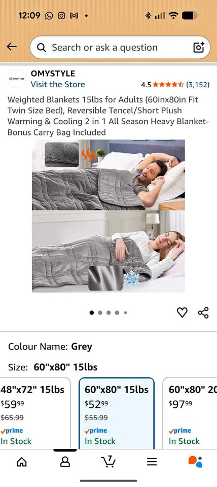 Weighted blanket brand new