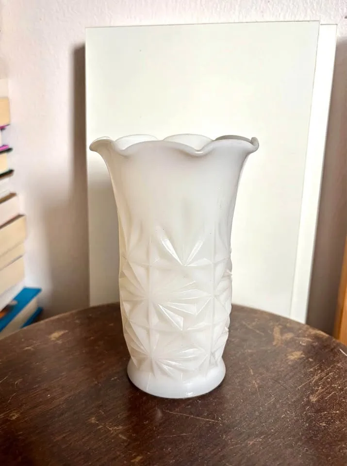 Milk Glass Vase thumbnail