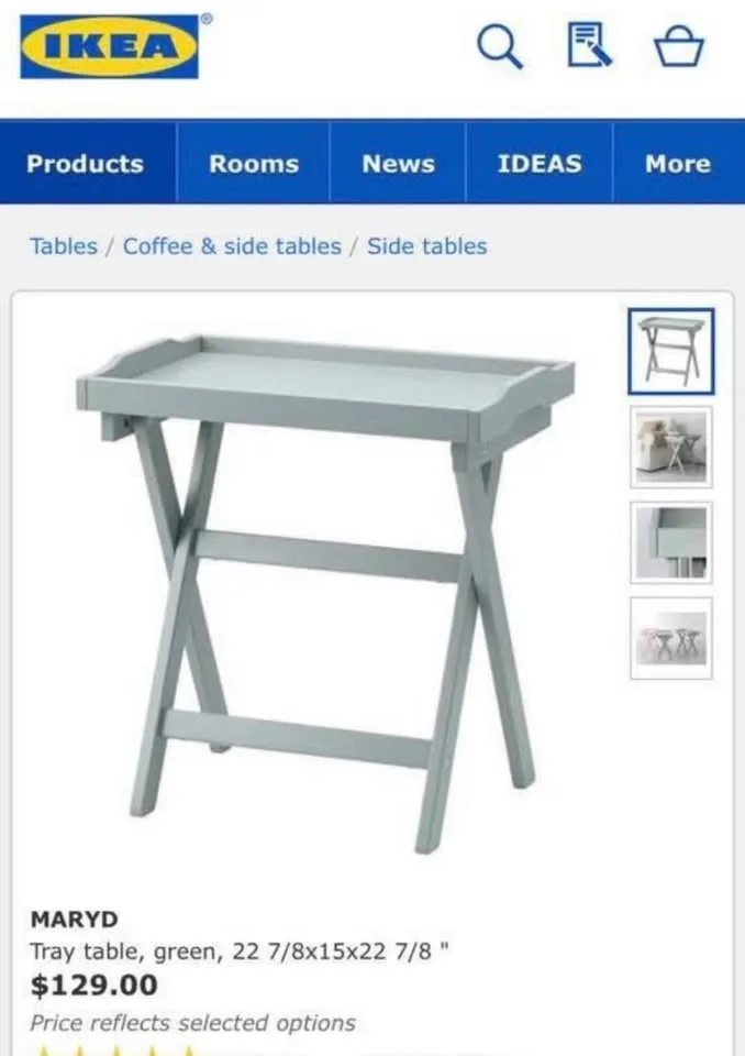 IKEA Maryd Foldable Tray Table image indicator(9)