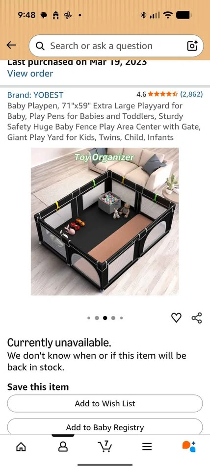 Baby play pen extra large - photo 2
