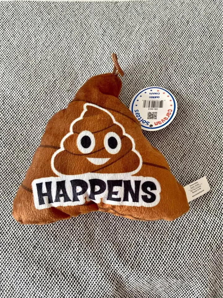 BNWT Shit happens poop emoji stuffie thumbnail