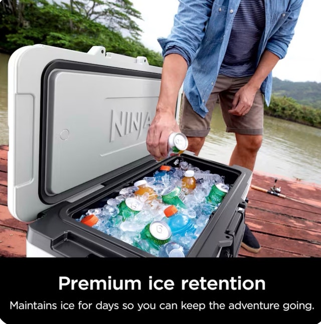 Brand New Ninja FrostVault 65qt (74L) Wheeled Cooler wt Dry Zone - photo 4