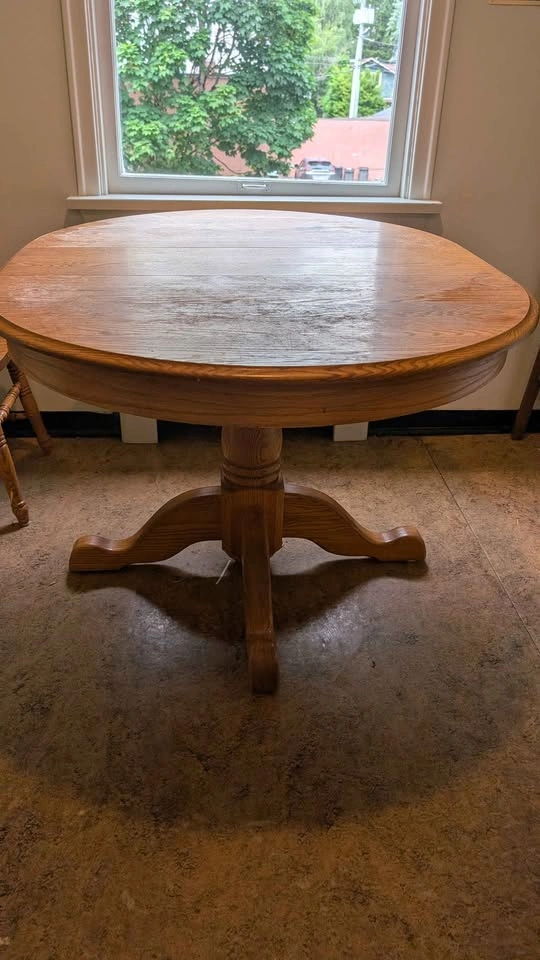 Oak table and chair set - photo 2