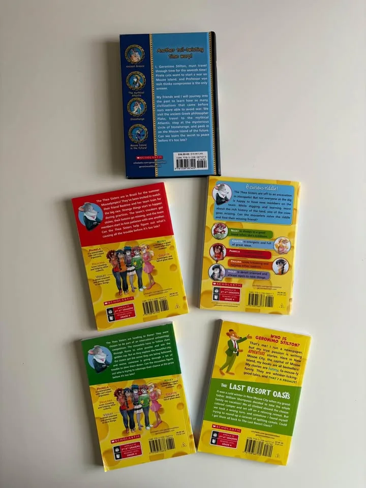 5 books of 3 Geronimo Stilton & 2 Thea Stilton image indicator(2)
