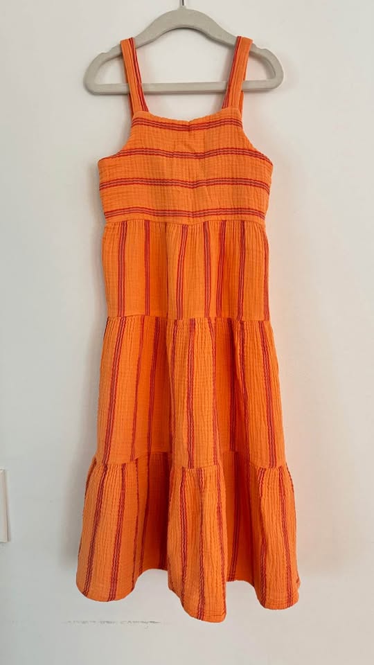 Zara noodle dress for girls 9-11 y.o. with open back
