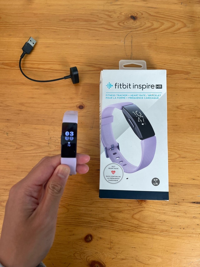 Inspire HR Fitbit purple