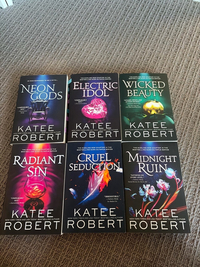 Dark Olympus romance book collection by Katee Robert