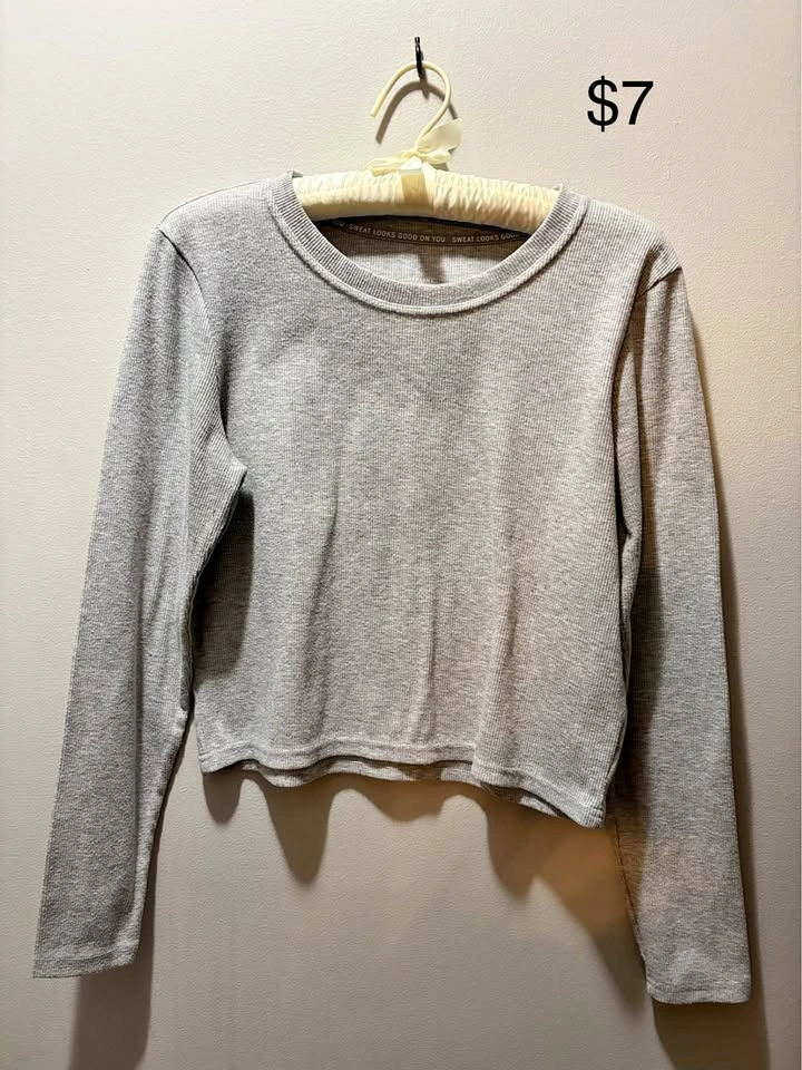 Aerie Offline Cropped Long Sleeve