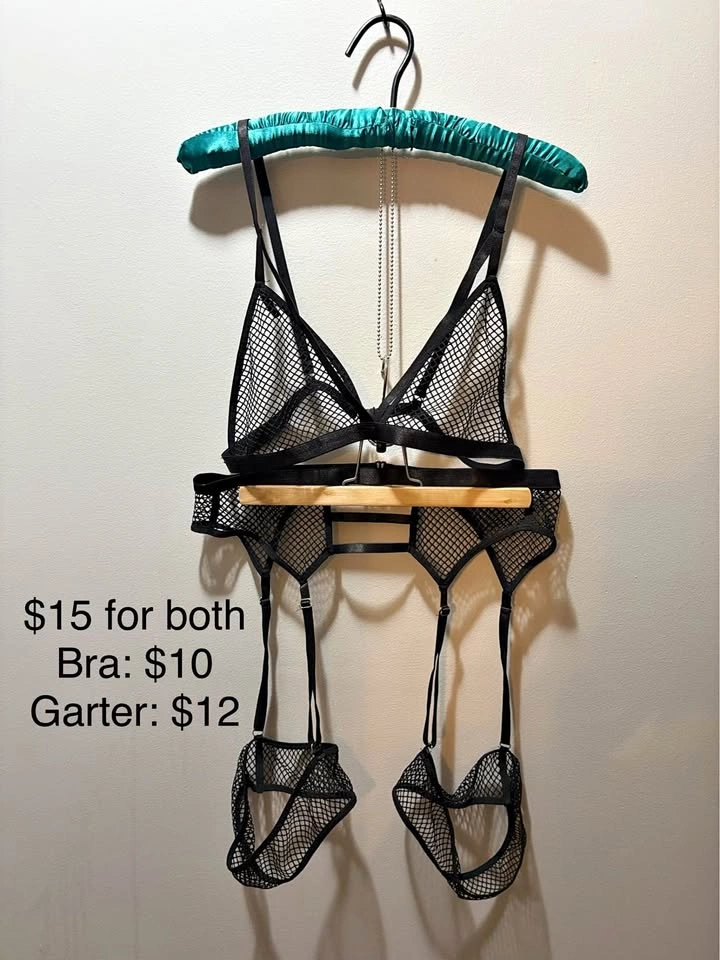 Black Fishnet Lingerie